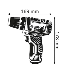 Visseuse Perceuse à Percussion Sans Fil Perceuse Visseuse à Percussion Bosch GSB 12V-15 2 Batteries 12V 2,0Ah Chargeur Et Sacoche