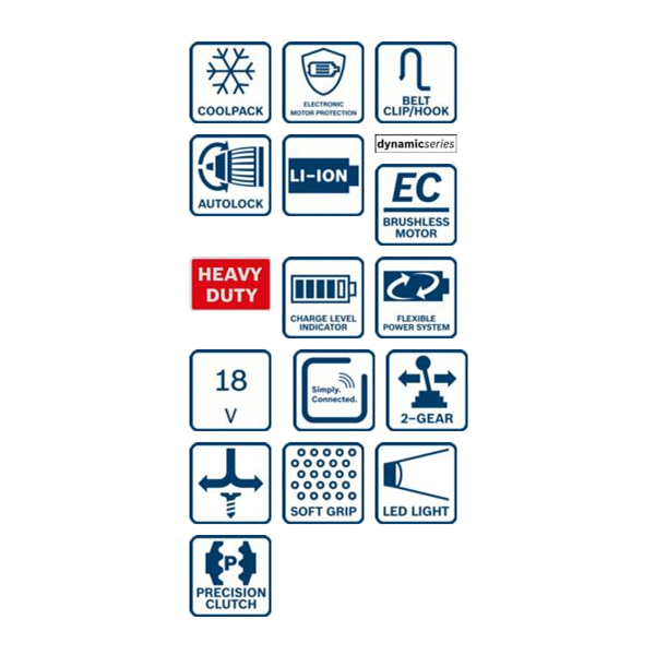 Perceuse Visseuse Sans Fil 18V 60 Nm SOLO Sans Batterie Bosch 3 Perceuse Visseuse Sans Fil 18V 60 Nm SOLO Sans Batterie Bosch