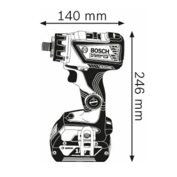 Visseuse Sans Fil Perceuse-visseuse Bosch GSR 18V-60 FC 0 601 9G7 102 3 Visseuse Sans Fil Perceuse-visseuse Bosch GSR 18V-60 FC 0 601 9G7 102