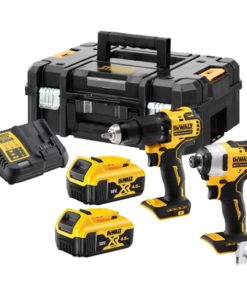 Ensemble De Machines électroportatives Ensemble Perceuse-visseuse à Percussion DCD709 + Visseuse à Choc DCF809 Dewalt Avec 2 Batteries 18V 4Ah Et Chargeur