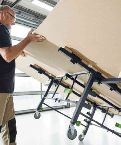 Rails, Guides Et Butées De Scie Circulaire Table Mobile De Sciage Et De Travail Festool STM 1800