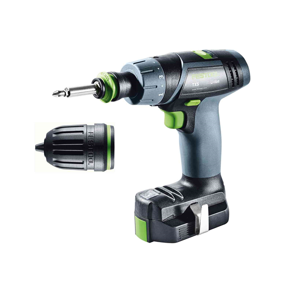 Perceuse-visseuse Sans Fil TXS Li 2,6-Plus 10.8 V 2.6 Ah Festool 576101 4 Perceuse-visseuse Sans Fil TXS Li 2,6-Plus 10.8 V 2.6 Ah Festool 576101 – Image 2