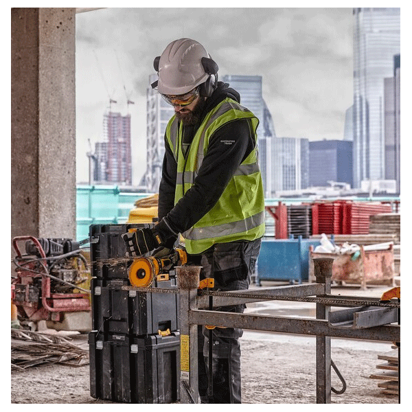 Meuleuse D'angle ø 125 Mm Meuleuse Dewalt Ø125mm DCG418X2-QW XR Flexvolt 2 Batteries 54V 3AH Li-Ion En Coffret 6 Meuleuse D'angle ø 125 Mm Meuleuse Dewalt Ø125mm DCG418X2-QW XR Flexvolt 2 Batteries 54V 3AH Li-Ion En Coffret – Image 4