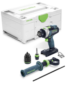 Visseuse Perceuse à Percussion Sans Fil Perceuse-visseuse à Percussion Festool QUADRIVE TPC 18/4 I-Basic S/Batterie Ni Chargeur