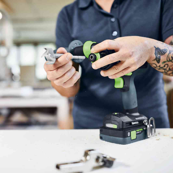 Visseuse Perceuse à Percussion Sans Fil Perceuse-visseuse à Percussion Festool QUADRIVE TPC 18/4 5,2/4,0 I-Plus 2 Batteries 4 Et 5,2Ah 7 Visseuse Perceuse à Percussion Sans Fil Perceuse-visseuse à Percussion Festool QUADRIVE TPC 18/4 5,2/4,0 I-Plus 2 Batteries 4 Et 5,2Ah – Image 5