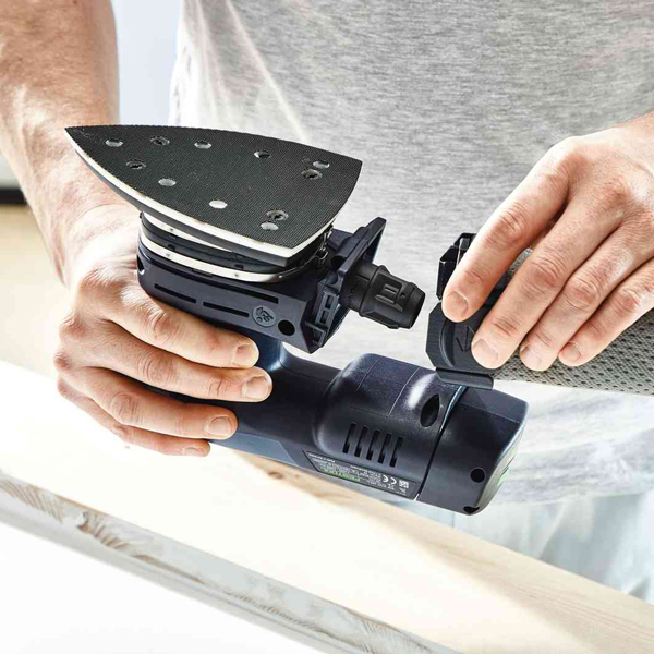 Ponceuse Vibrante Ponceuse Sans Fil Delta Festool DTSC 400 Li 2 Batteries 3,1Ah Chargeur Et Adaptateur Secteur 7 Ponceuse Vibrante Ponceuse Sans Fil Delta Festool DTSC 400 Li 2 Batteries 3,1Ah Chargeur Et Adaptateur Secteur – Image 5