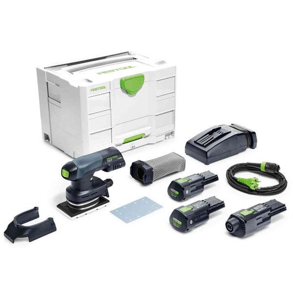 Ponceuse Vibrante Hybride Festool RTSC 400 Li 2 Batteries 3,1Ah Chargeur Et Adaptateur Secteur 8 Ponceuse Vibrante Hybride Festool RTSC 400 Li 2 Batteries 3,1Ah Chargeur Et Adaptateur Secteur – Image 6