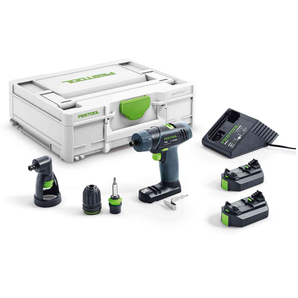 Visseuse Sans Fil Perceuse-visseuse Festool TXS 2,6-Set 2 Batteries 2,6 Ah Et Chargeur MXC 6 Visseuse Sans Fil Perceuse-visseuse Festool TXS 2,6-Set 2 Batteries 2,6 Ah Et Chargeur MXC – Image 4