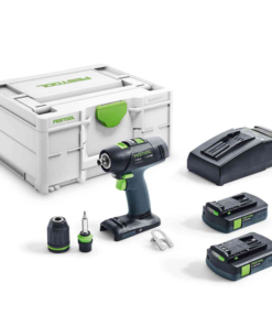 Visseuse Sans Fil Perceuse-visseuse Festool T 18+3 C 3,1-Plus 2 Batteries 3,1Ah Et Chargeur TCL 6 -Outils électroportatifs Soldes 576449