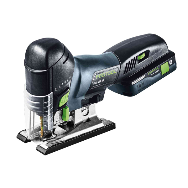 Scie Sauteuse Sans Fil Scie Sauteuse Festool Carvex PSC 420 HPC 4,0 EBI-Plus 1 Batterie 4,0Ah Et Chargeur 6 Scie Sauteuse Sans Fil Scie Sauteuse Festool Carvex PSC 420 HPC 4,0 EBI-Plus 1 Batterie 4,0Ah Et Chargeur – Image 4