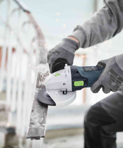 Meuleuse D'angle ø 125 Mm Meuleuse D'angle Festool AGC 18-125 5,2 EB-Plus Avec 2 Batteries 5,2Ah Et Chargeur -Outils électroportatifs Soldes 576826 5