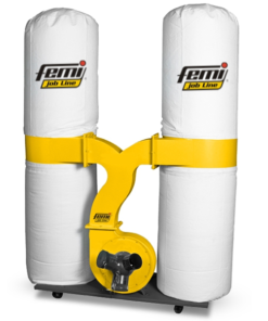 Femi Aspirateur Industriel Cyclone DC 355 Plus à 2 Sacs 300 L 2200 W 400 V