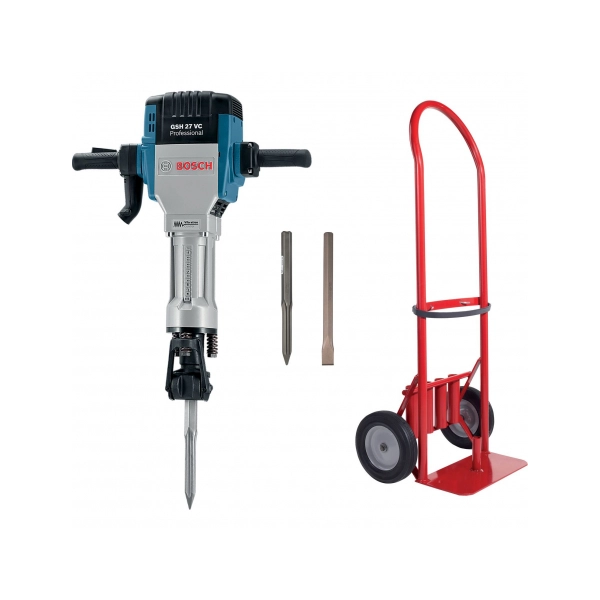 Marteau Piqueur, Démolisseur Et Carotteuse Burineur Brise Béton Bosch GSH27VC 62J 1000 Frappes/min 6 Pans 28mm 2 000W 4 Marteau Piqueur, Démolisseur Et Carotteuse Burineur Brise Béton Bosch GSH27VC 62J 1000 Frappes/min 6 Pans 28mm 2 000W – Image 2