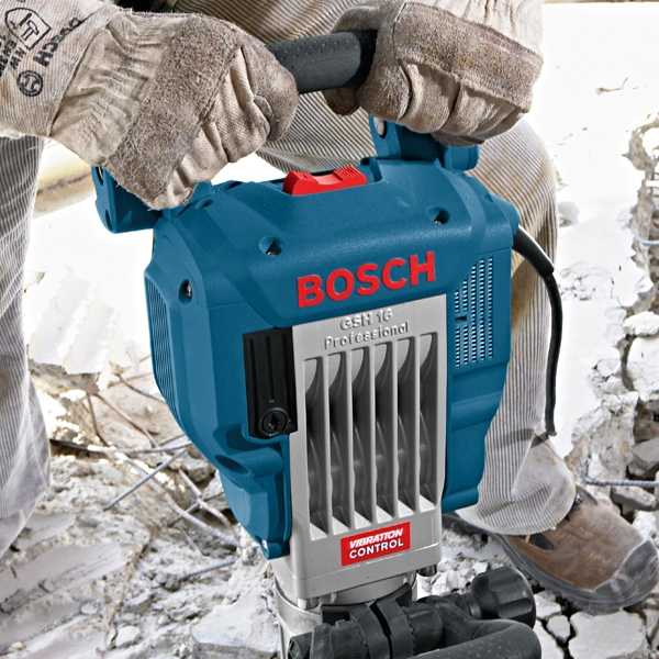 Marteau Piqueur, Démolisseur Et Carotteuse Burineur Brise-béton Bosch GSH 16-30 Porte-outil Six Pans 1750 W 41 J 5 Marteau Piqueur, Démolisseur Et Carotteuse Burineur Brise-béton Bosch GSH 16-30 Porte-outil Six Pans 1750 W 41 J – Image 3