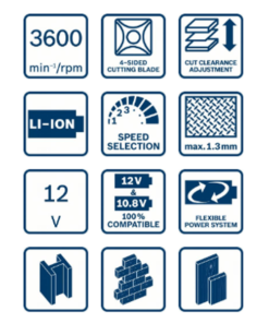 Grignoteuse Et Cisaille Electrique Cisaille à Tôle Sans Fil GSC 12V-13 Bosch L-Boxx 2 Batteries 0601926108 9 Grignoteuse Et Cisaille Electrique Cisaille à Tôle Sans Fil GSC 12V-13 Bosch L-Boxx 2 Batteries 0601926108 -Outils électroportatifs Soldes cisaille 2