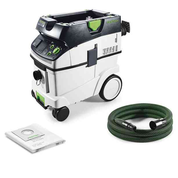 Aspirateur Eau Et Poussières Aspirateur Festool CTM 36 E CLEANTEC Avec Tuyau D'aspiration Lisse 5 Aspirateur Eau Et Poussières Aspirateur Festool CTM 36 E CLEANTEC Avec Tuyau D'aspiration Lisse – Image 3