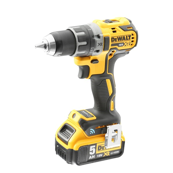 Visseuse Sans Fil Perceuse Visseuse Dewalt DCD792P2B-QW XR 18V ToolConnect 2 Batteries 5 Ah Chargeur - Coffret 4 Visseuse Sans Fil Perceuse Visseuse Dewalt DCD792P2B-QW XR 18V ToolConnect 2 Batteries 5 Ah Chargeur - Coffret – Image 2