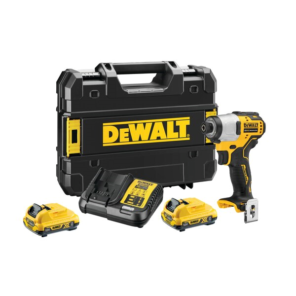 Visseuse à Choc Visseuse à Chocs Dewalt XR 12V DCF801D2-QW 2 Batteries 12V 2Ah Chargeur Coffret Tstak 4 Visseuse à Choc Visseuse à Chocs Dewalt XR 12V DCF801D2-QW 2 Batteries 12V 2Ah Chargeur Coffret Tstak – Image 2