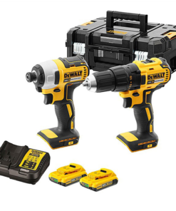 Visseuse à Choc Ensemble Perceuse Visseuse DCD777 Et Visseuse à Chocs DCF787 - Dewalt - 2 Batteries 2Ah Et Chargeur