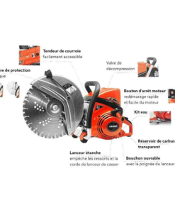 Tronçonneuses Thermiques Et Découpeuses Découpeuse Thermique Diam Industries EC741S Ø Max 350 Mm 3,2 KW 73,5 Cm³ -Outils électroportatifs Soldes decoupeuse diam