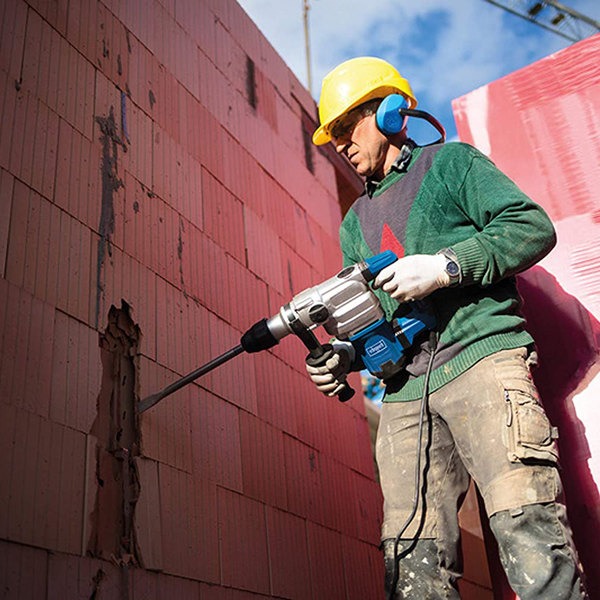 Marteau Perforateur SDS Max Scheppach DH1200MAX 1050W 9 Joules 5 Marteau Perforateur SDS Max Scheppach DH1200MAX 1050W 9 Joules – Image 3