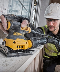 Ponceuse Vibrante Dewalt DWE6411-QS 230W Abrasif 1/4 De Feuille