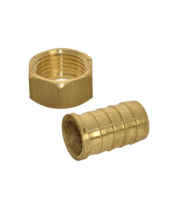 Fitt Pompe à Eau Raccord Pompe Femelle Cannelé 6 Pans 33/42 Écrou Tournant 30 Mm Laiton