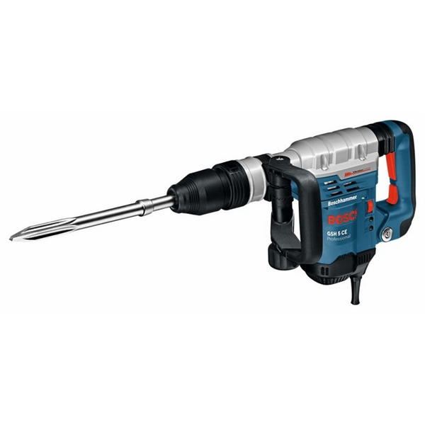 Marteau Piqueur, Démolisseur Et Carotteuse Burineur Marteau-piqueur Filaire Bosch SDS Max GSH 5 CE 1150 W 8,3 J Accessoires 4 Marteau Piqueur, Démolisseur Et Carotteuse Burineur Marteau-piqueur Filaire Bosch SDS Max GSH 5 CE 1150 W 8,3 J Accessoires – Image 2