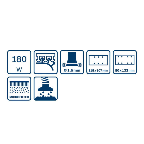 Ponceuse Vibrante Filaire Bosch GSS 160 Multi 180 W 5 Ponceuse Vibrante Filaire Bosch GSS 160 Multi 180 W – Image 3