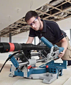 Scie à Onglet Et Radiale Scie à Onglet Radiale Bosch GCM 8 SJL+ Support De Travail GTA 2600 -Outils électroportatifs Soldes gcm 8 sjl 5