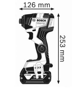 Visseuse à Choc Visseuse à Chocs Bosch GDR 18V-200C 2 Batteries 5Ah Chargeur Et Coffret L-Boxx -Outils électroportatifs Soldes gdr 18v 200c 1