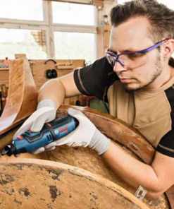 Découpeur Ponceur Oscillant Sans Fil Outil Rotatif Polyvalent Sans Fil Bosch GRO 12V-35 S/Batterie Ni Chargeur En Coffret L-Boxx