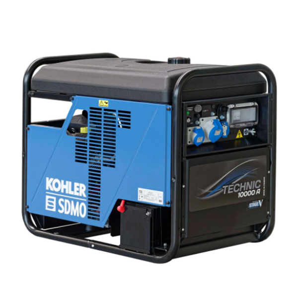 Groupe électrogène Groupe électrogène SDMO TECHNIC 10000 A C5 Monophasé Essence 10,3 KW 4 Groupe électrogène Groupe électrogène SDMO TECHNIC 10000 A C5 Monophasé Essence 10,3 KW – Image 2