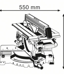 Scie à Onglet Et Radiale Scie à Table Et à Onglets GTM 12 JL 1800W 305mm Bosch 0 601 B15 001 -Outils électroportatifs Soldes gtm4