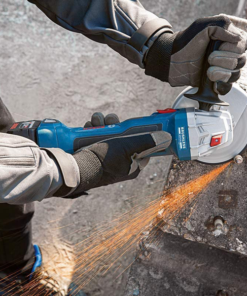 Meuleuse Sans Fil Meuleuse Bosch Ø125mm GWS 18V-7 S/Batterie Ni Chargeur En Coffret L-Boxx