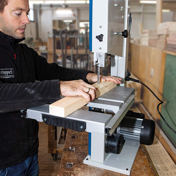 Scie Bois Sur Table Et Scie à Ruban Bois Scie à Ruban 250 Mm Scheppach 500W - HBS261 Avec 2 Lames 6 Scie Bois Sur Table Et Scie à Ruban Bois Scie à Ruban 250 Mm Scheppach 500W - HBS261 Avec 2 Lames – Image 4