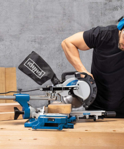 Scie à Onglet Et Radiale Scie à Onglet Radiale Scheppach Ø216 Mm - HM216 Avec 2 Lames