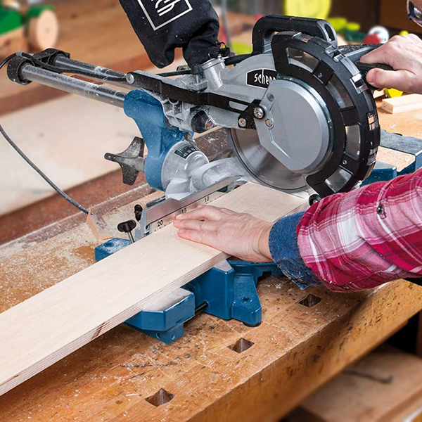 Scie à Onglet Et Radiale Scie à Onglet Radiale Scheppach Ø216 Mm - HM216 Avec 2 Lames 7 Scie à Onglet Et Radiale Scie à Onglet Radiale Scheppach Ø216 Mm - HM216 Avec 2 Lames – Image 5