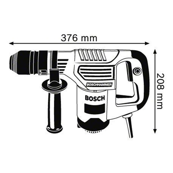 Perforateur Sds + Filaire Marteau Piqueur Avec Sds-plus Référence Bosch Gsh 3 E Professional 0611320703 5 Perforateur Sds + Filaire Marteau Piqueur Avec Sds-plus Référence Bosch Gsh 3 E Professional 0611320703 – Image 3