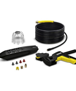 Flexible Kit De Débouchage, Adaptateurs Et Filtres Kit Nettoyage Gouttière Et Canalisation 20 M Kärcher 2.642-240.0