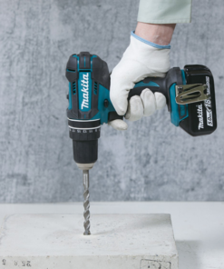 Visseuse Perceuse à Percussion Sans Fil Perceuse Visseuse à Percussion Makita DHP482RMJ 18 V Li-Ion 4 Ah Ø 13 Mm