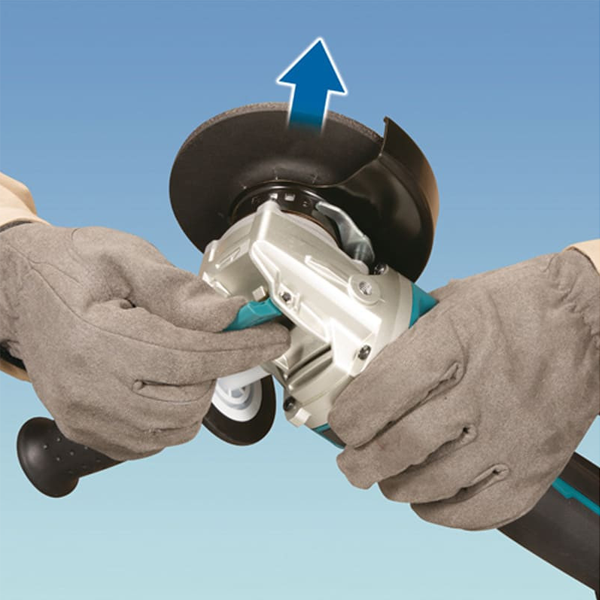 Meuleuse D'angle ø 125 Mm Meuleuse D'angle 18V Li-Ion BL Makita - Diamètre 125 Mm - Système X-Lock 6 Meuleuse D'angle ø 125 Mm Meuleuse D'angle 18V Li-Ion BL Makita - Diamètre 125 Mm - Système X-Lock – Image 4