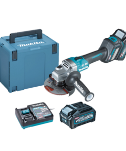Meuleuse D'angle ø 125 Mm Meuleuse Makita 40 V Max Li-Ion 4 Ah - Diamètre 125 Mm - Puissance 1100 W - 2 Batteries + Chargeur