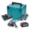 Meuleuse D'angle ø 125 Mm Meuleuse D'angle Makita Diamètre 125 Mm 40 V Max Li-Ion - Puissance 1100 W - 2 Batteries + Chargeur -Outils électroportatifs Soldes meuleuse makita1 2