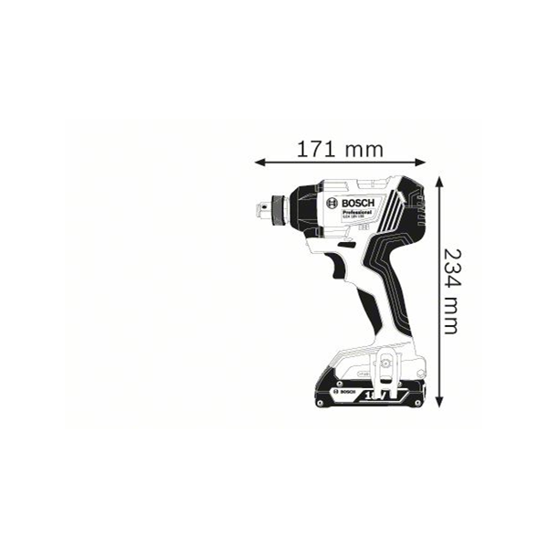 Visseuse à Choc Visseuse à Chocs / Boulonneuse Bosch GDX 18V-180 Solo Avec L-BOXX 4 Visseuse à Choc Visseuse à Chocs / Boulonneuse Bosch GDX 18V-180 Solo Avec L-BOXX – Image 2
