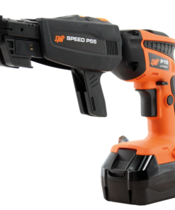 SPIT Paslode Visseuse Plaquiste Sans Fil Visseuse Plaquiste 18V Spit P18 2 Batterie 4Ah, Adaptateur Speed P55 Et Perche P580