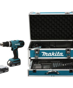 Visseuse Perceuse à Percussion Sans Fil Perceuse Visseuse à Percussion 18V 1.3 Ah Coffret Alu Accessoires Makita HP457DWEX4 -Outils électroportatifs Soldes p183363