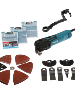 Découpeur Ponceur Oscillant Filaire Outil Multifonctions Oscillant MAKITA 320W TM3010CX3J -Outils électroportatifs Soldes p185446