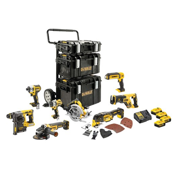Ensemble De Machines électroportatives Ensemble De 8 Machines Dewalt DCK853P4-QW 4 Batteries 5 Ah Et Chargeur 3 Ensemble De Machines électroportatives Ensemble De 8 Machines Dewalt DCK853P4-QW 4 Batteries 5 Ah Et Chargeur