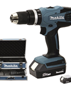 Visseuse Perceuse à Percussion Sans Fil Perceuse Visseuse à Percussion 18V 1.3 Ah Coffret Alu Accessoires Makita HP457DWEX4 -Outils électroportatifs Soldes perceusevis 18v1 3ax2hp457dwex4 2399 1